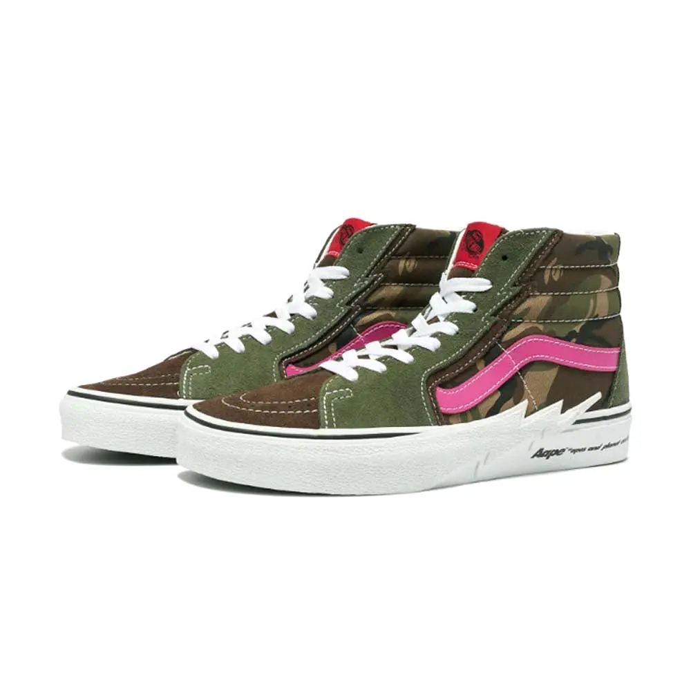 + Aape SK8-Hi 'Bolt Camo'