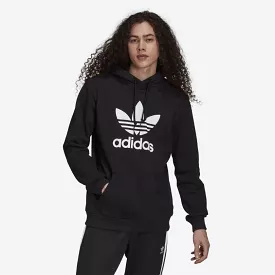 Adidas- Men's Adicolor Classic Trefoil Hoodie Black H06667