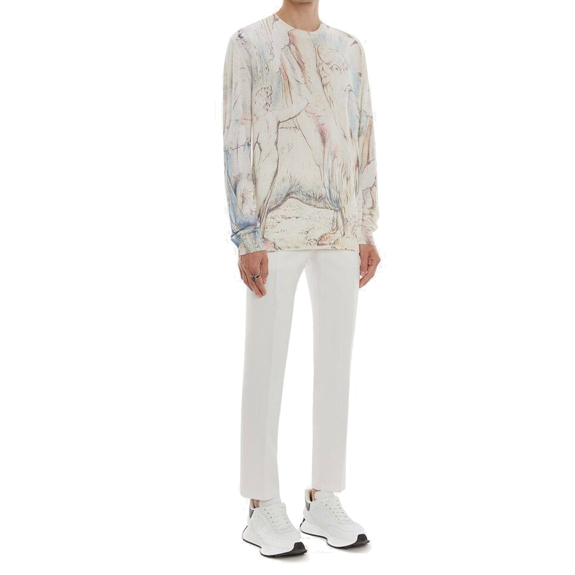 Alexander Mcqueen William Blake - Pullover con stampa dantesca