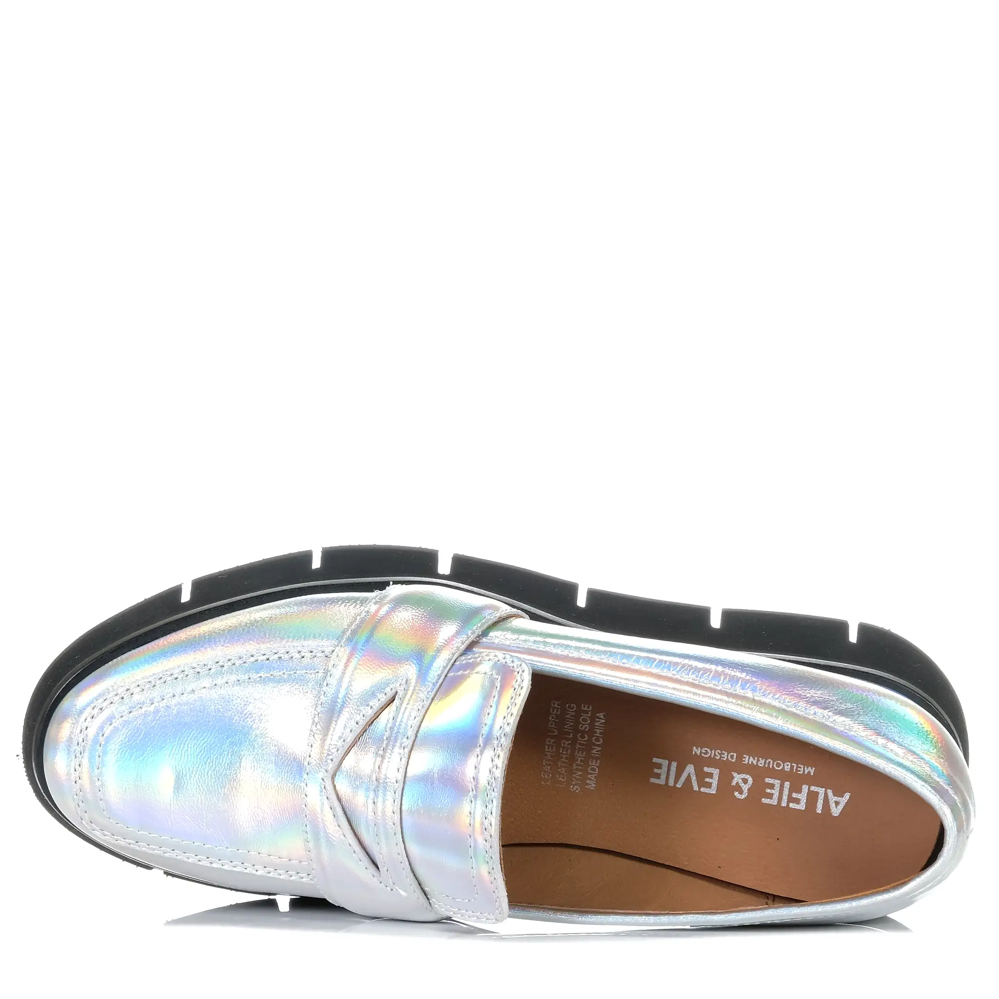 Alfie & Evie Blaine Holographic Silver