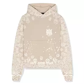 Amiri Bandana Bleach All Over Crockery Hoodie