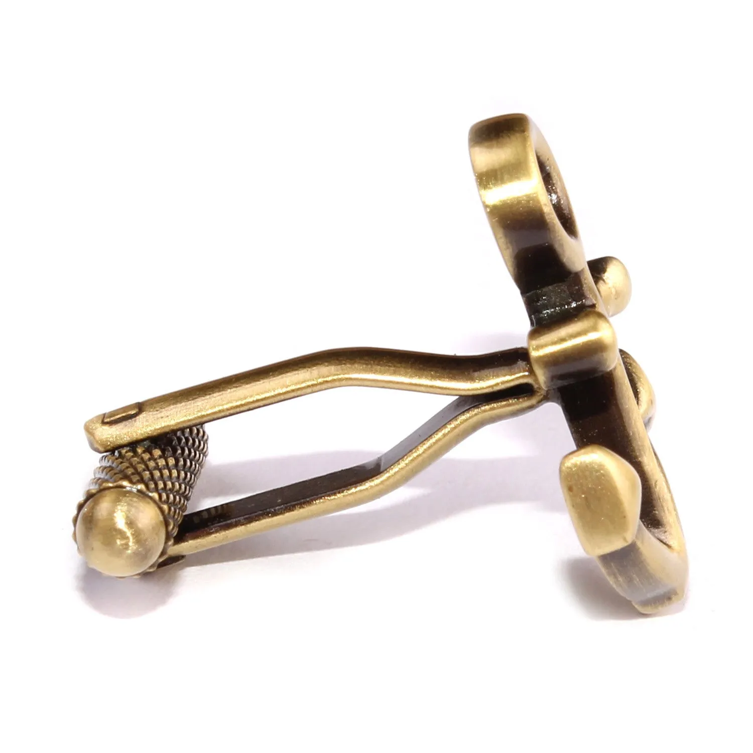 Antique Brass Anchor Cufflinks