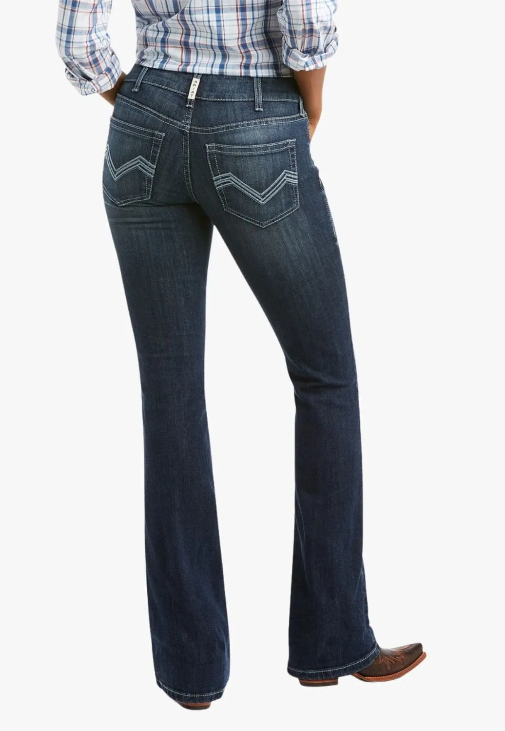 Ariat Womens REAL Mid Rise Boot Cut Jean