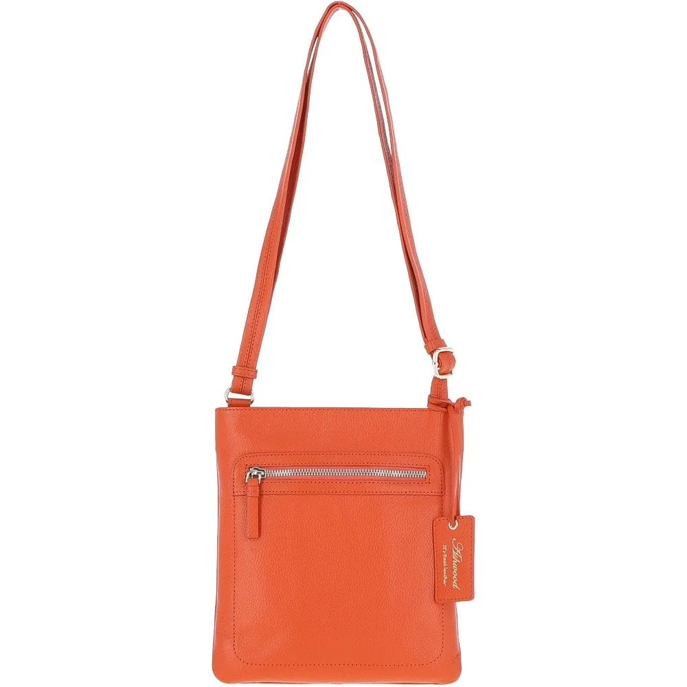 Ashwood Leather Crossbody Bag Orange: CB-3 (63014)