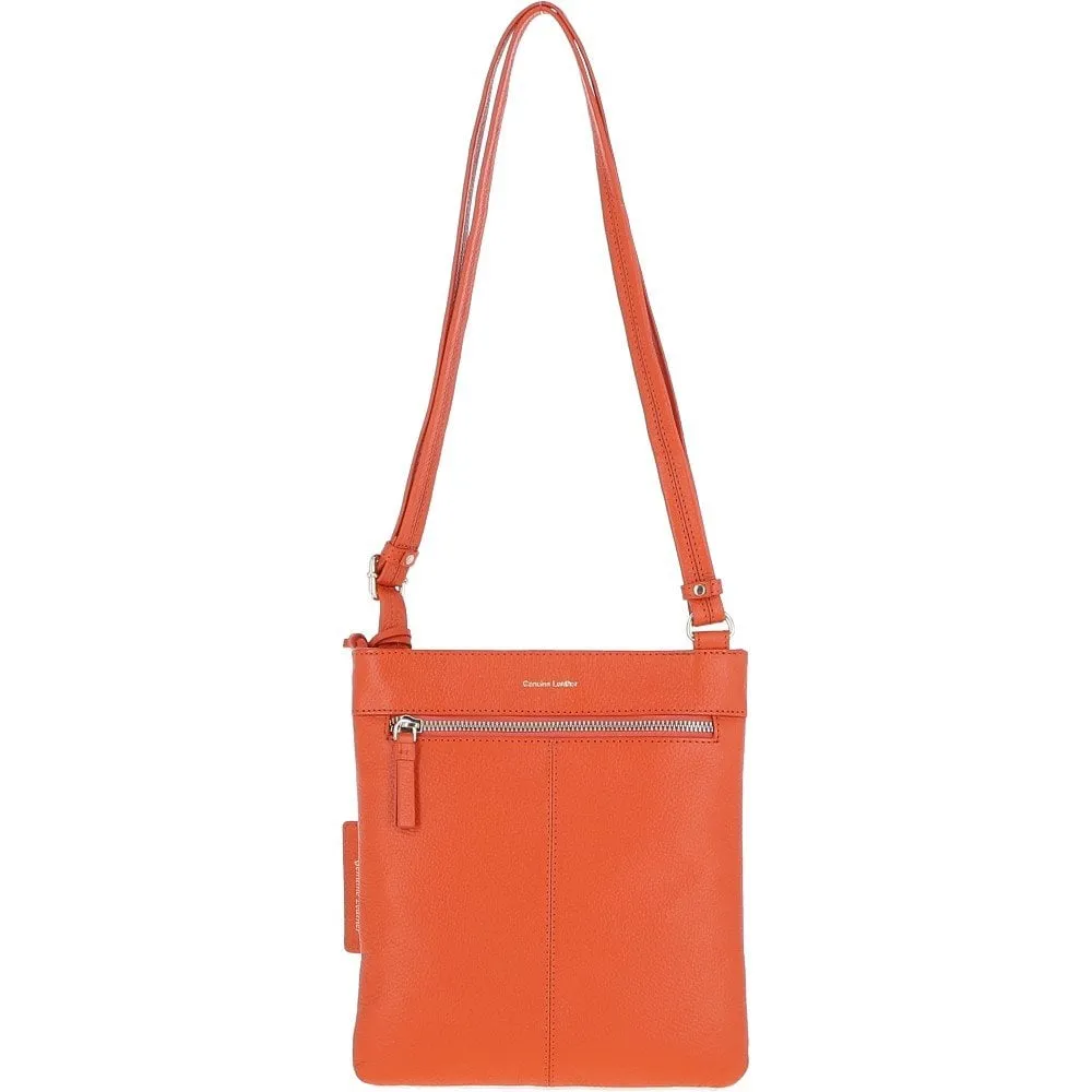 Ashwood Leather Crossbody Bag Orange: CB-3 (63014)