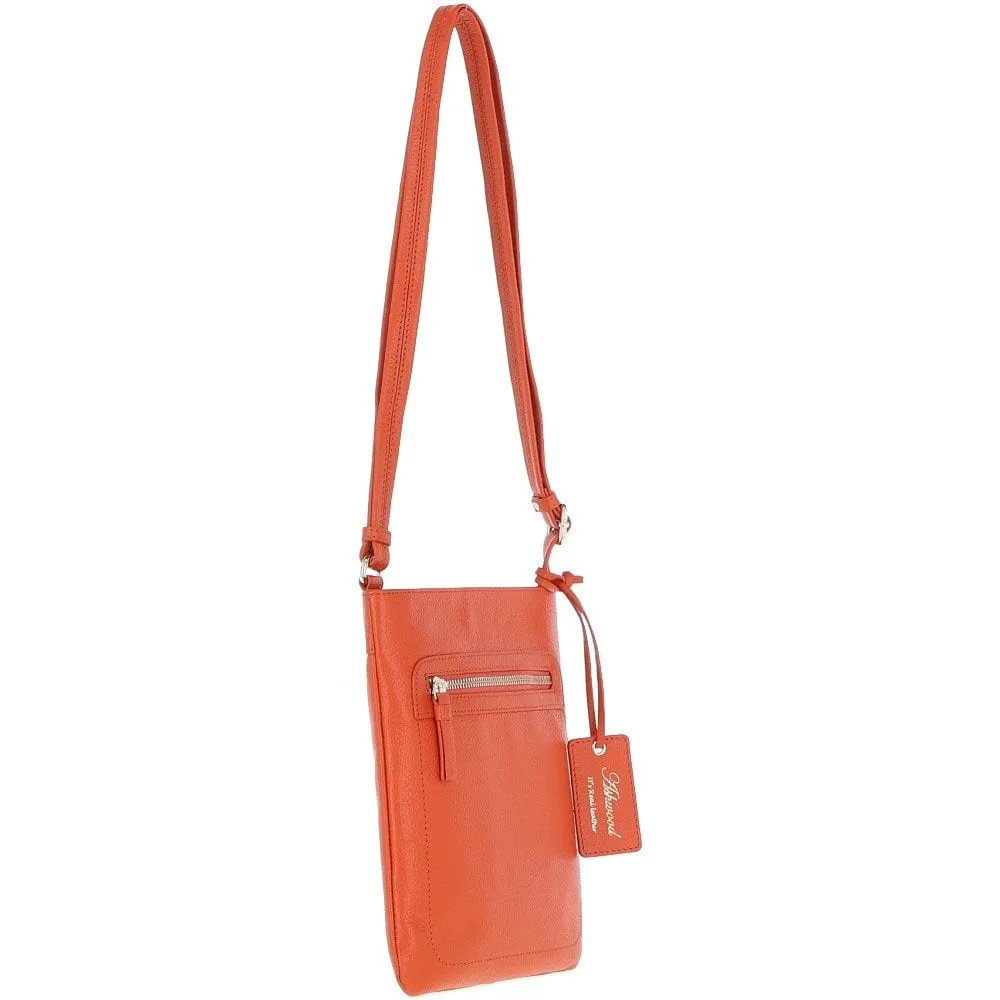 Ashwood Leather Crossbody Bag Orange: CB-3 (63014)