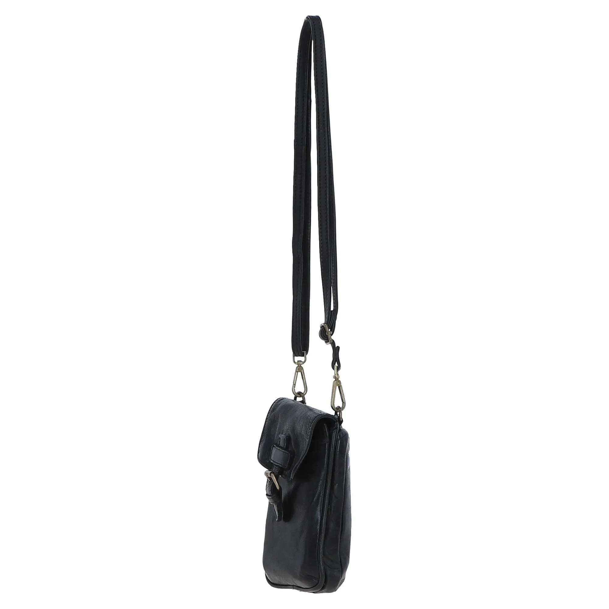 Ashwood Leather Crossbody Smart Phone Bag Black: D-99