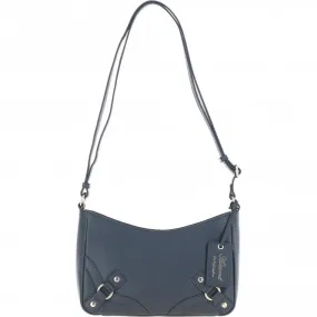 Ashwood Top Zip Leather Crossbody Bag Black: Z-78