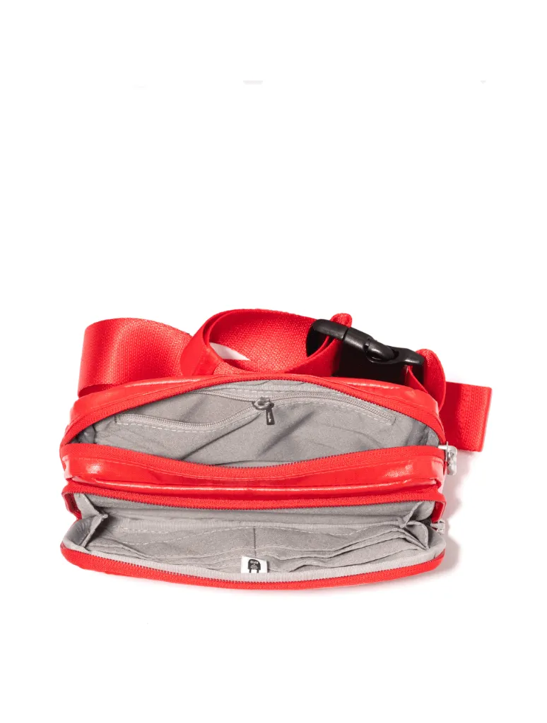 Baggallini Modern Belt Bag Sling in Lava Gloss Ripstop