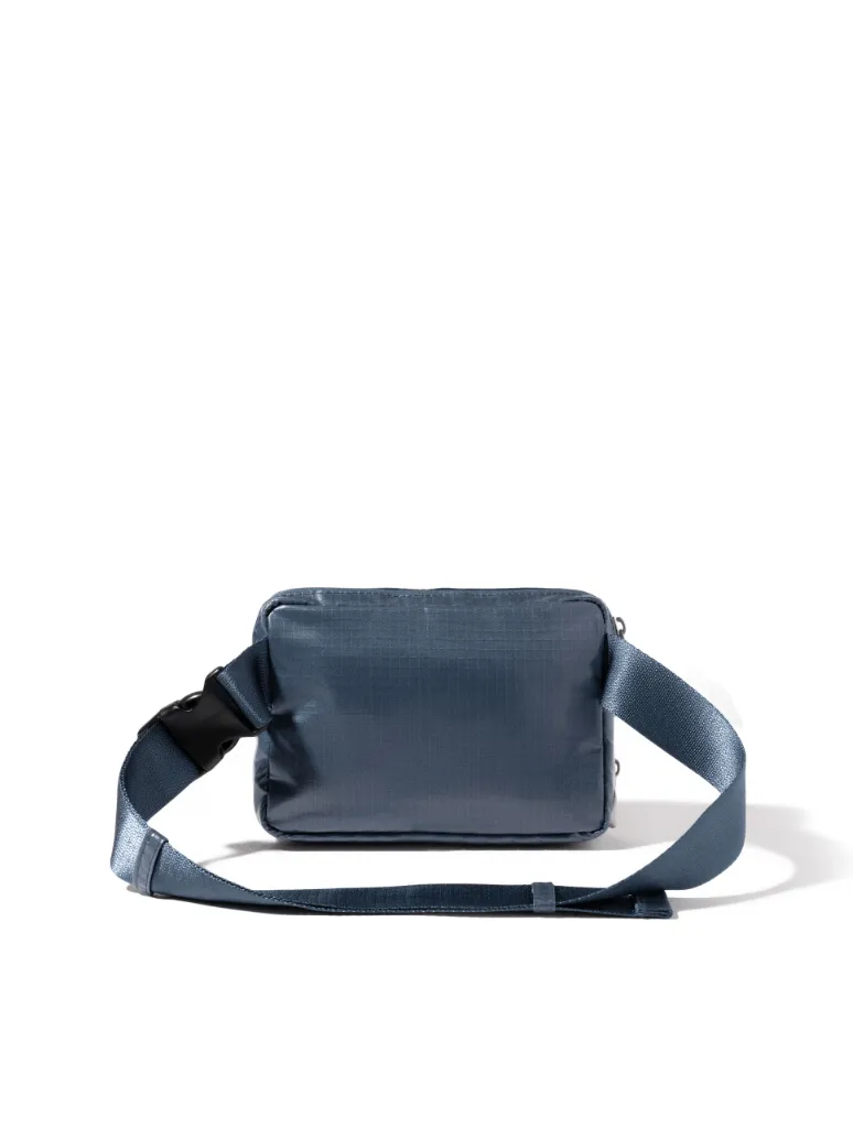 Baggallini Modern Belt Bag Sling in Mist Gloss Ripstop