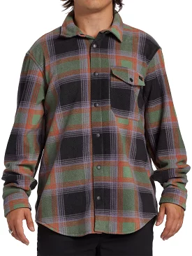 Billabong Men's Furnace Flannel Pullover Grey Violet