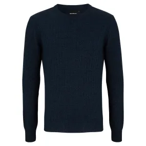 Blue Crew Neck Sweater