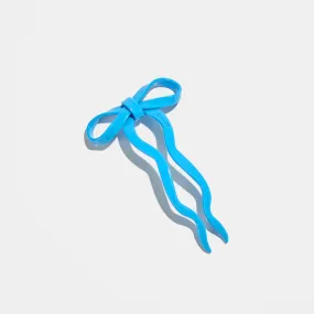 Blue Large Bow Hairpin