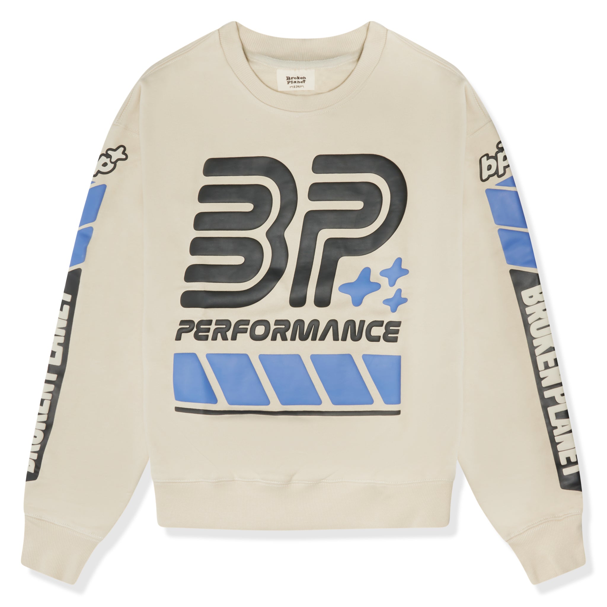 Broken Planet Performance Bone White Crewneck