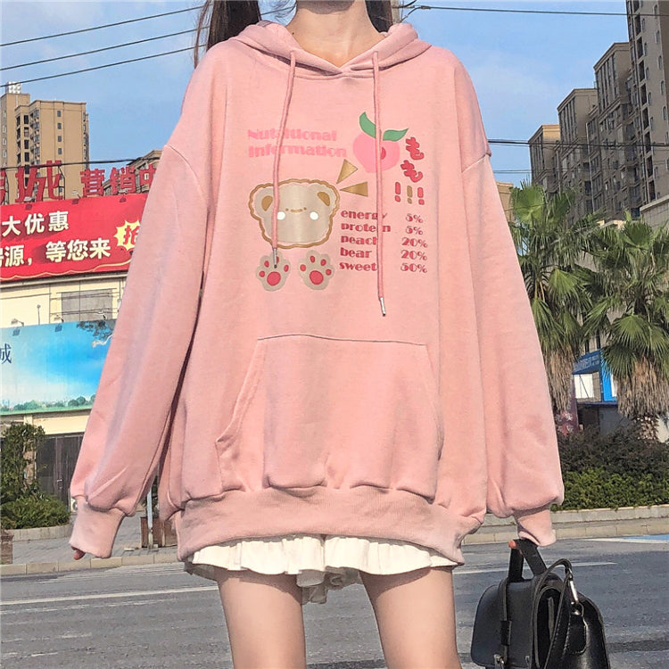 Bunny Hoodie Fleece AD12515