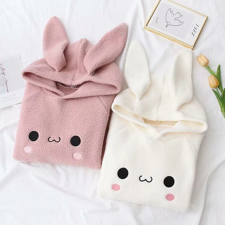 Bunny Hoodie W/ Bag AD12590