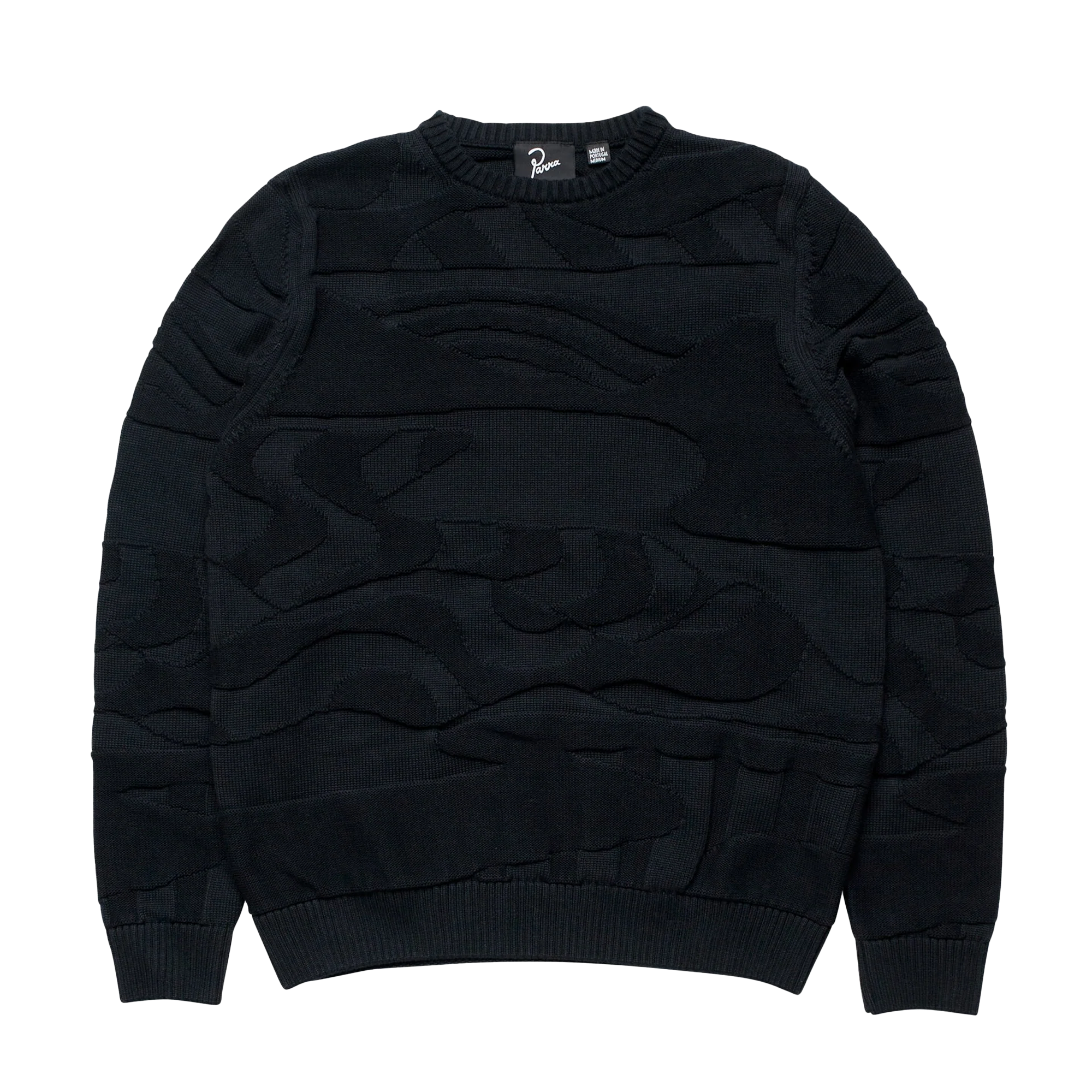 By Parra Landscaped Knitted Pullover Navy Blue 50231