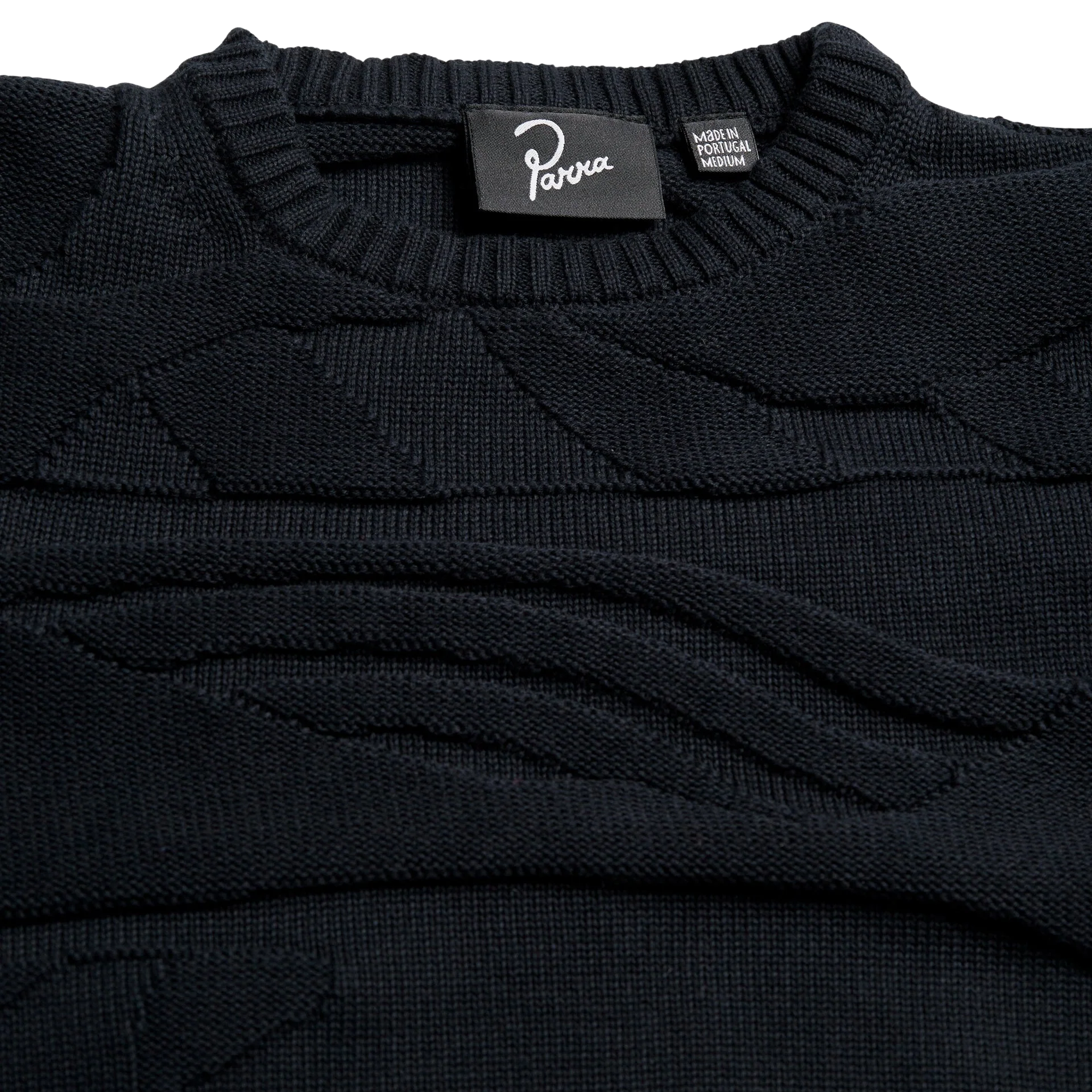 By Parra Landscaped Knitted Pullover Navy Blue 50231