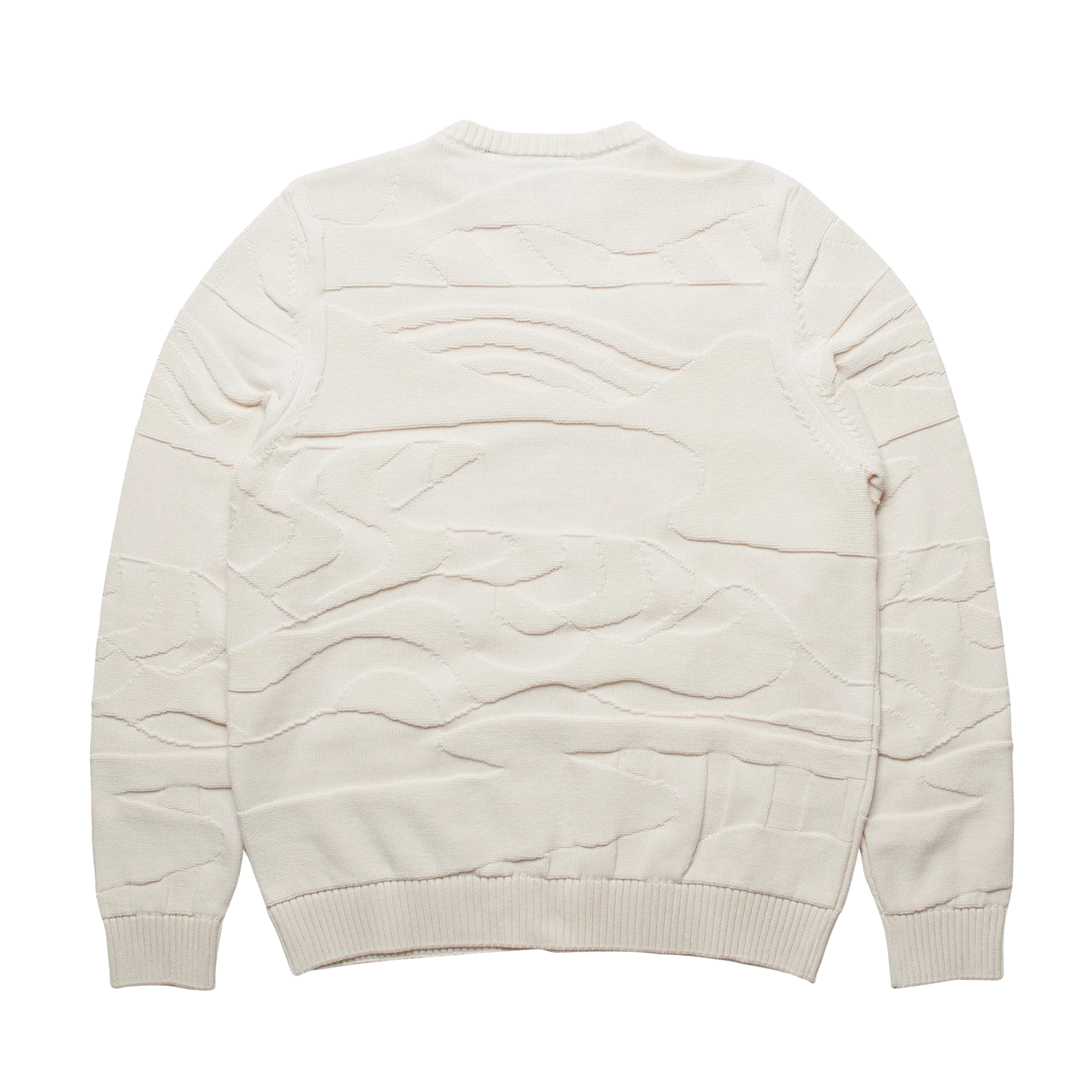 By Parra Landscaped Knitted Pullover Off White 50230