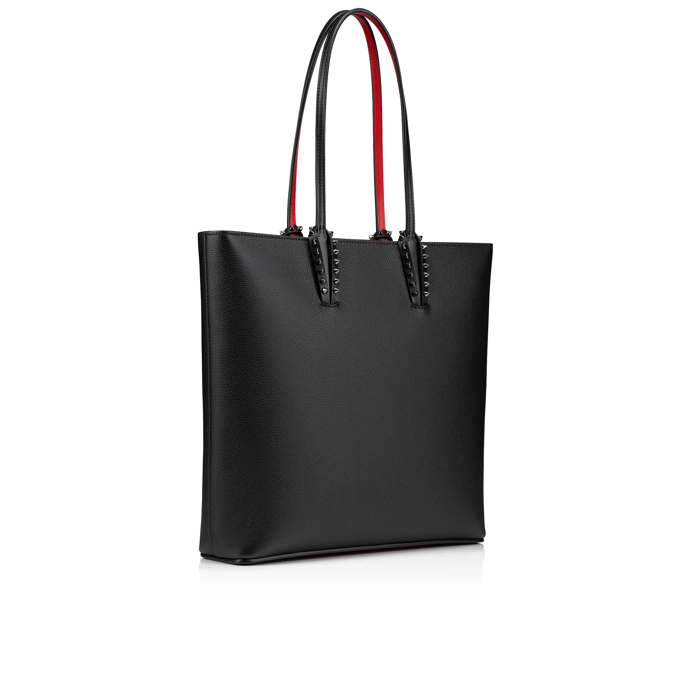 Cabata Tote bag - Grained calf leather - Black