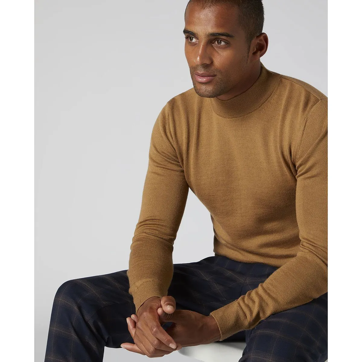 Caramel Turtle Neck Sweater