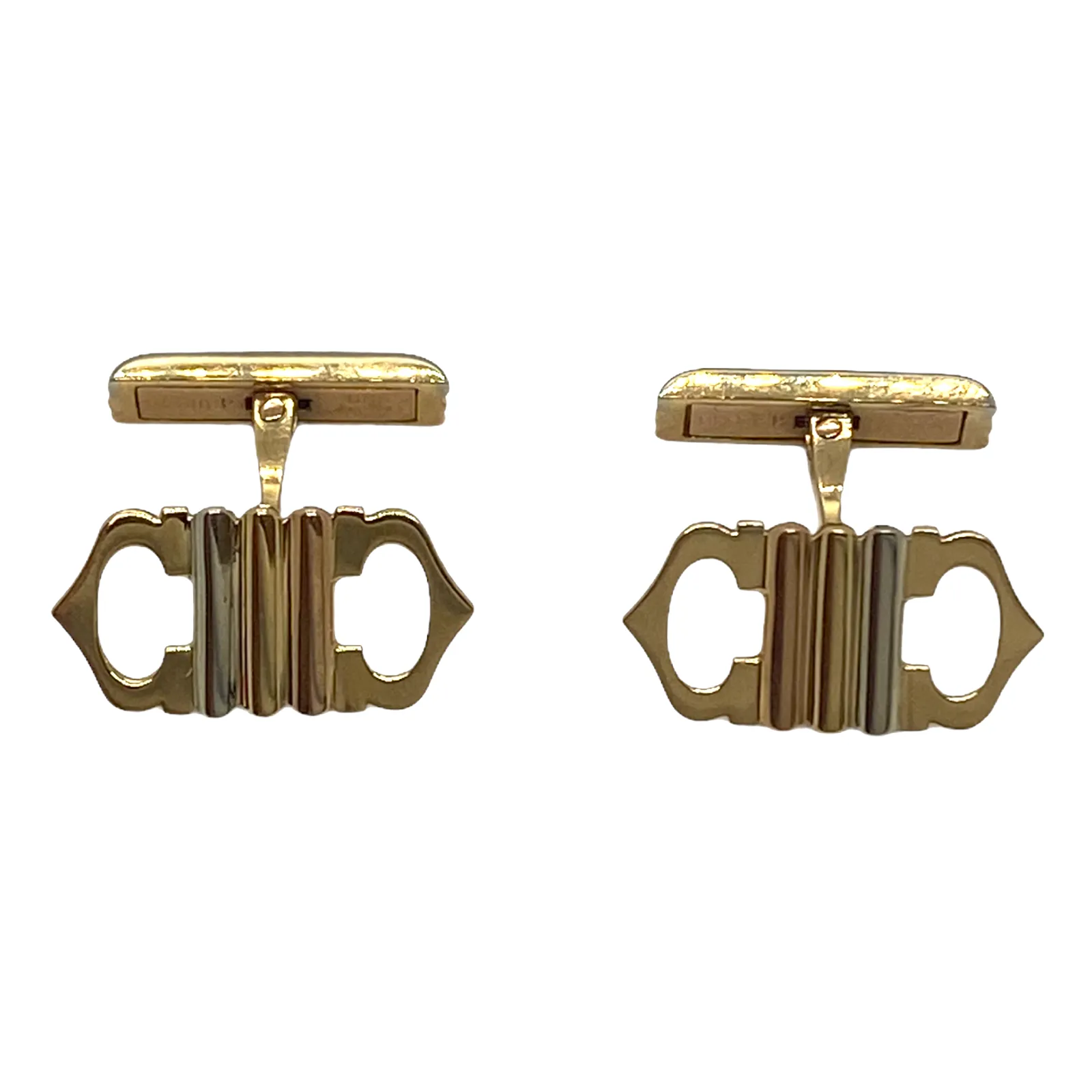 Cartier Trinity Tricolor 18k Gold Cufflinks