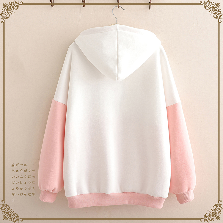 Cat Cotton Hoodie AD12736