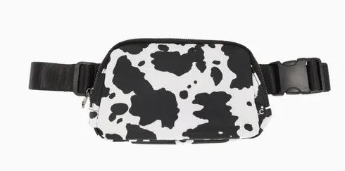 CC Beanie Cow Hide Belt Bag