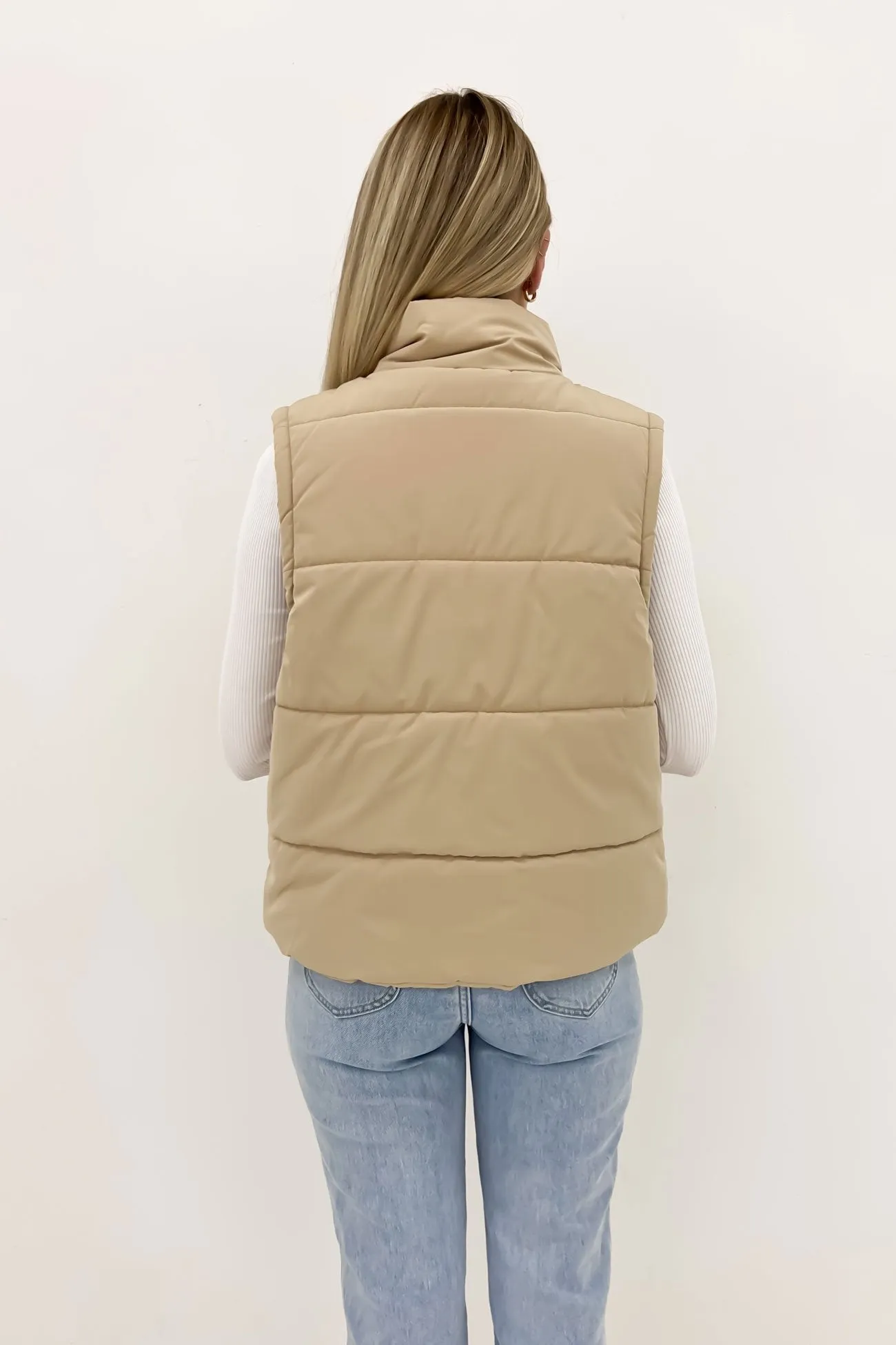 Classic Puffer Vest Oatmeal