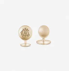 CMA Monogram Organic Cufflinks - Cavan Gold