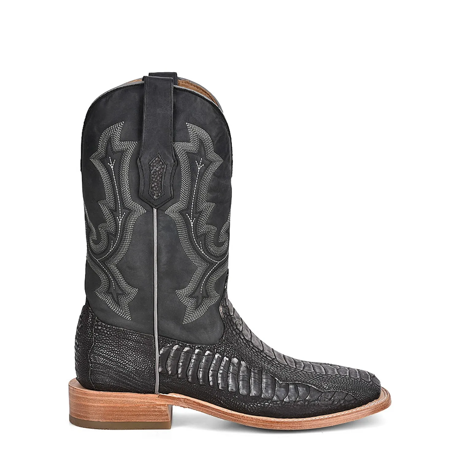 Corral Mens Rodeo Cowboy Boots Ostrich Black