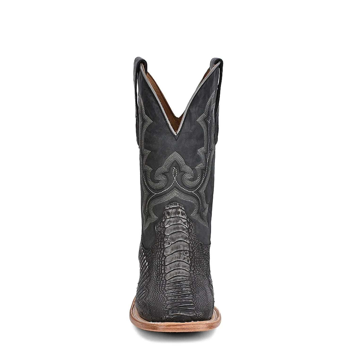 Corral Mens Rodeo Cowboy Boots Ostrich Black