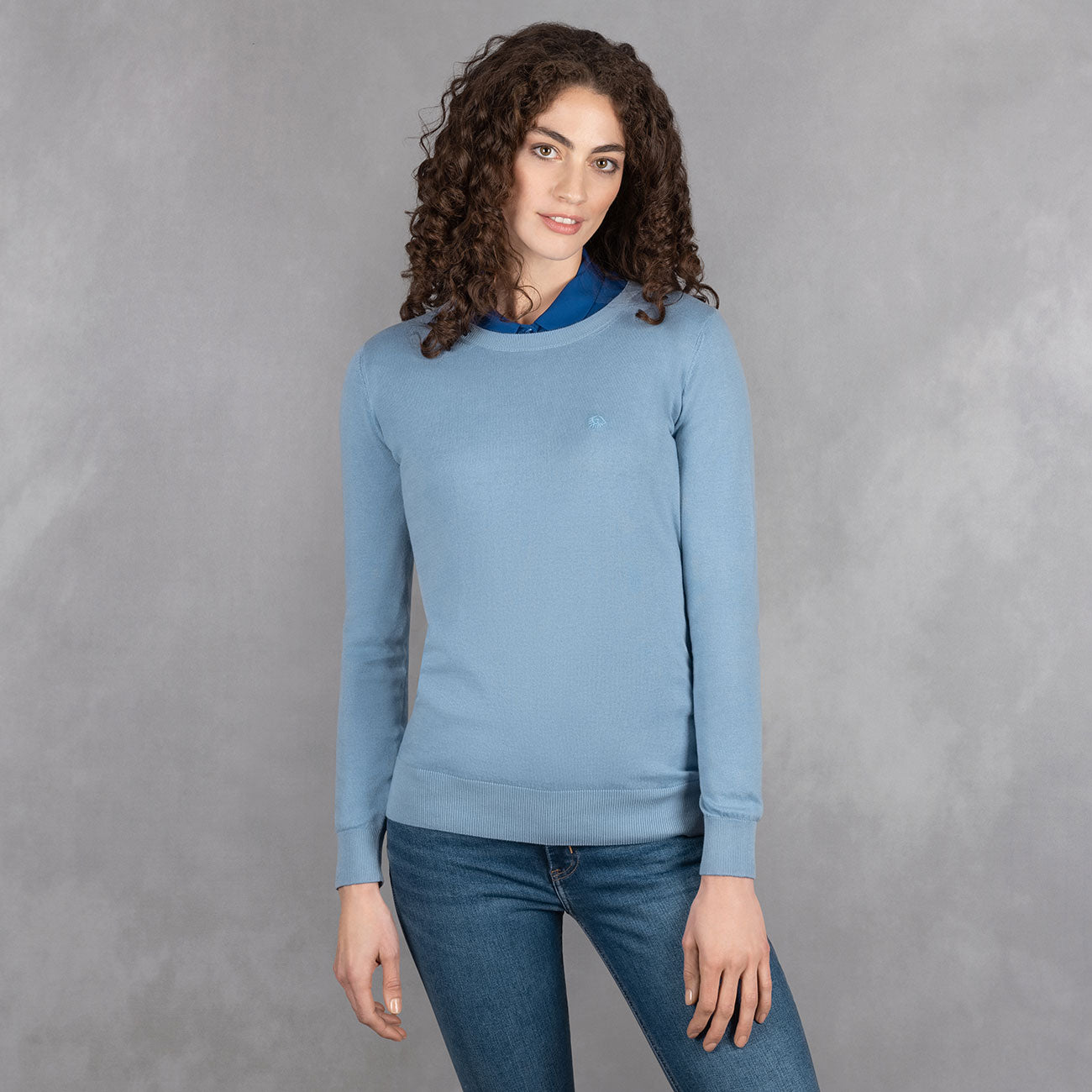 Cotton Pullover Round Neck Women