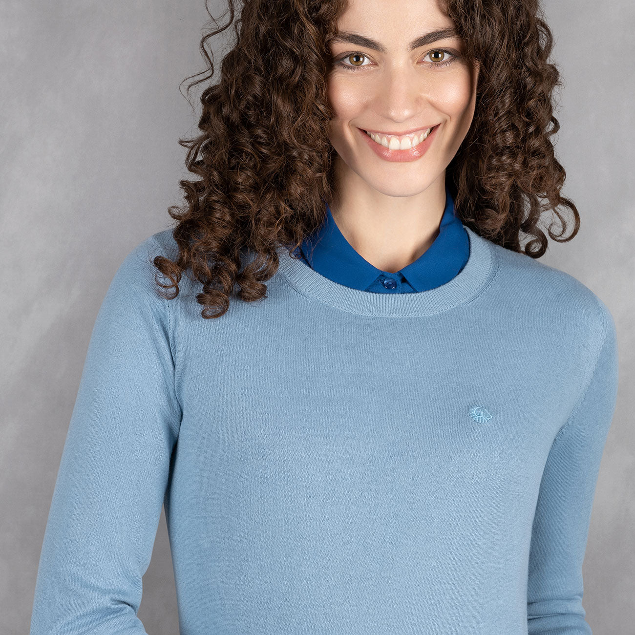 Cotton Pullover Round Neck Women