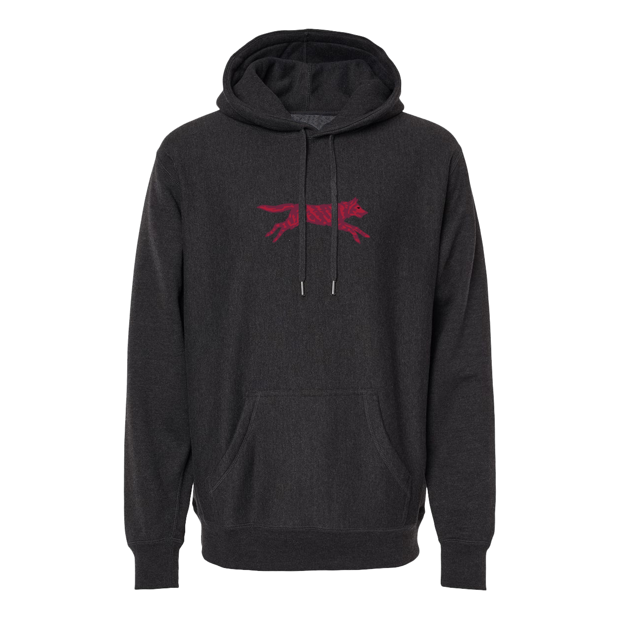 Crimson Wolf Hoodie