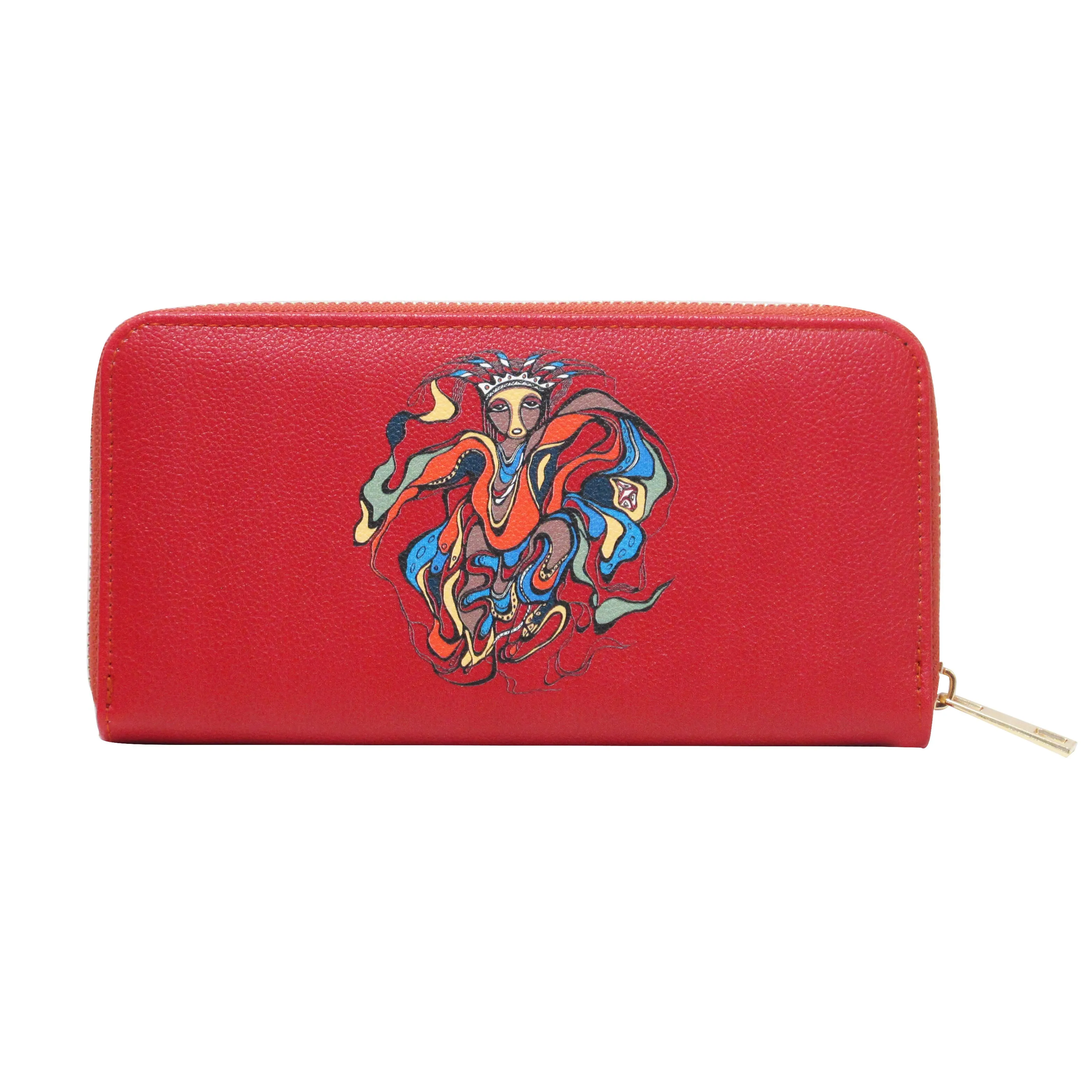 Daphne Odjig Pow Wow Dancer Zip-Around Wallet