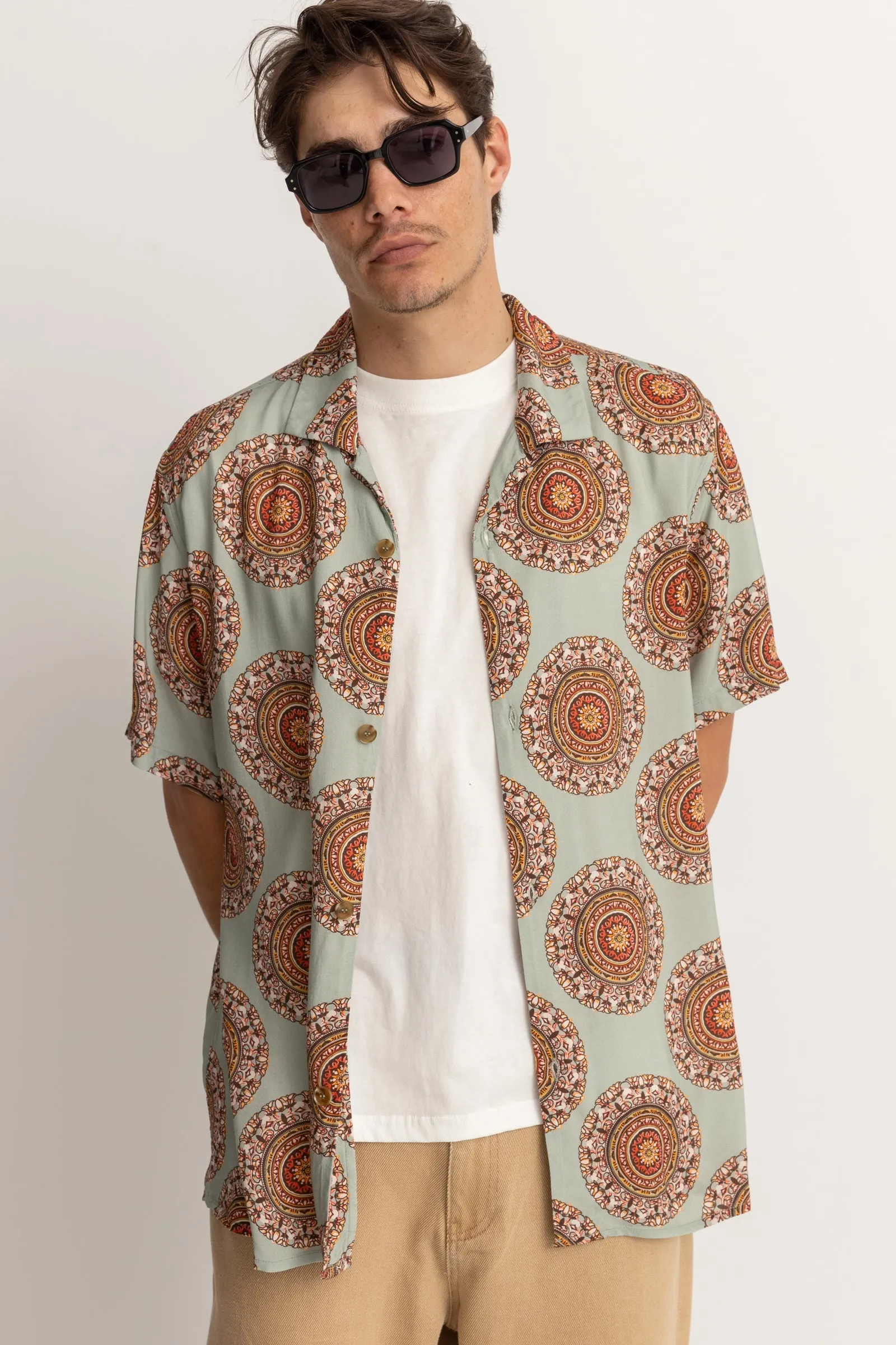 Dial Cuban Ss Shirt Sage