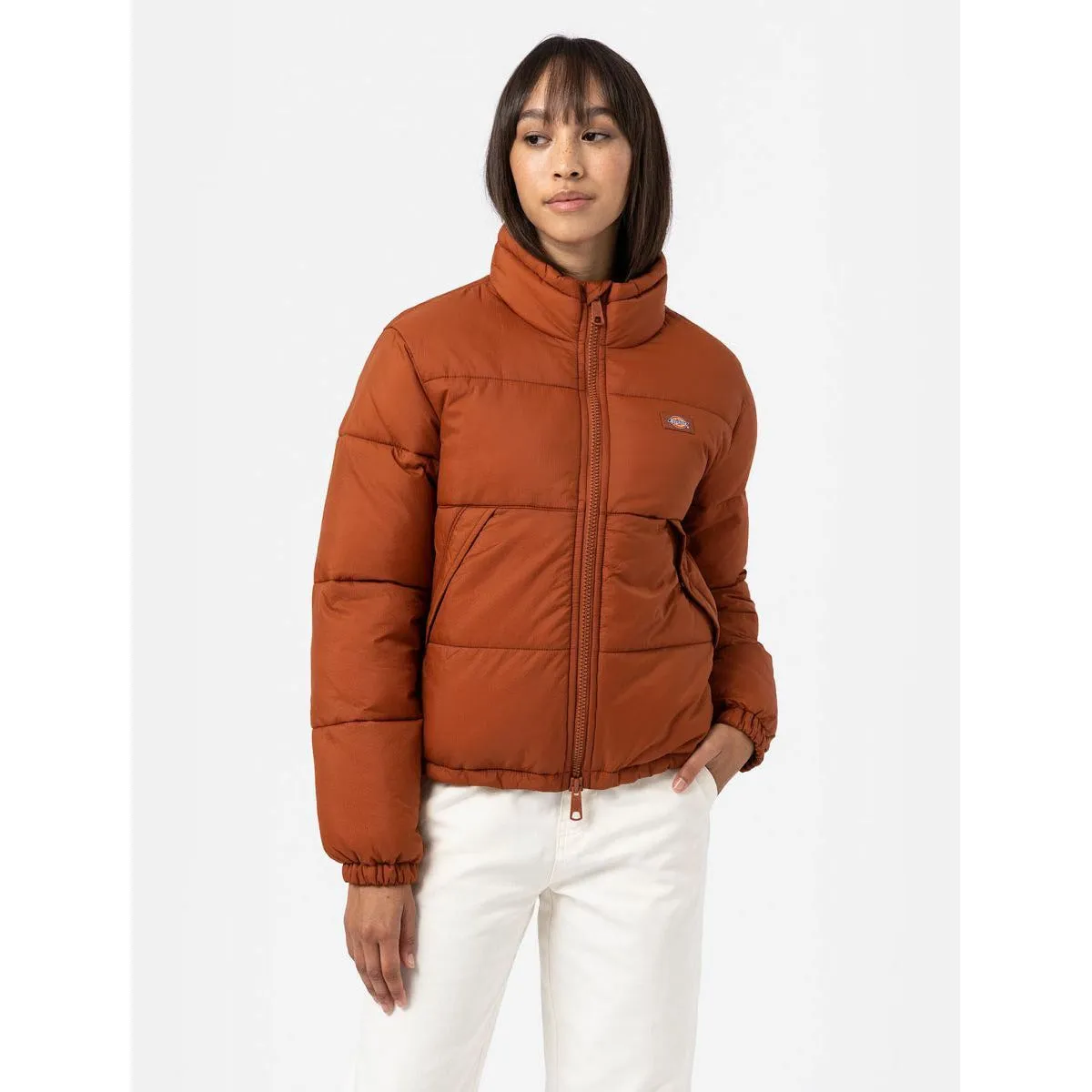 Dickies 'Alanta' Women's Puffer Jacket - Gingerbread