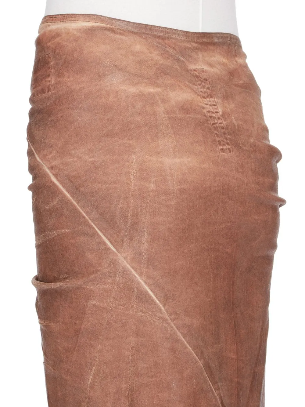 EDFU SKIRT LONG HENNA BROWN