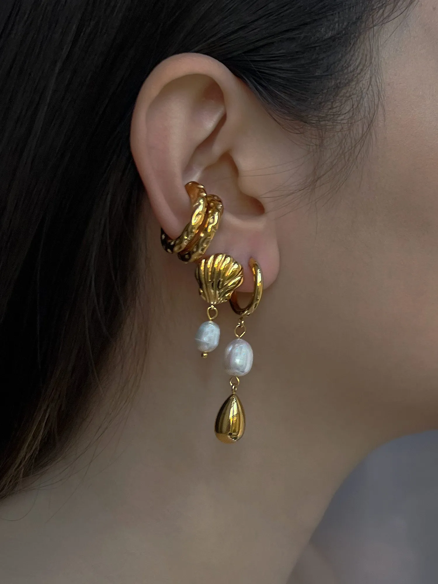 El Dorado Ear Cuffs - Gold