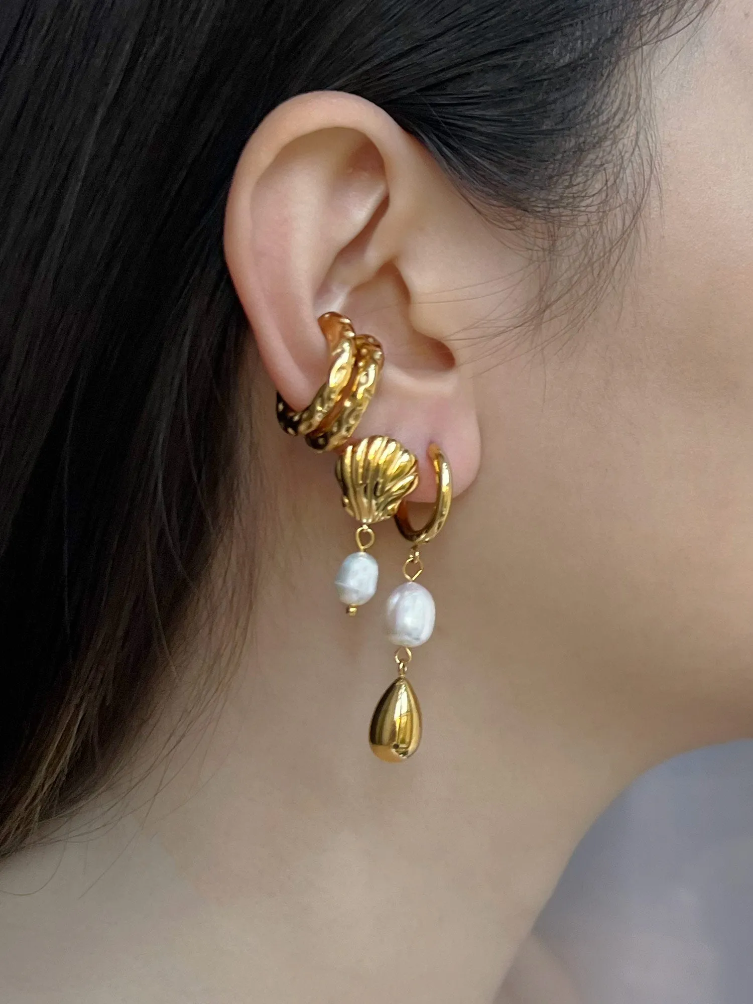 El Dorado Ear Cuffs - Gold