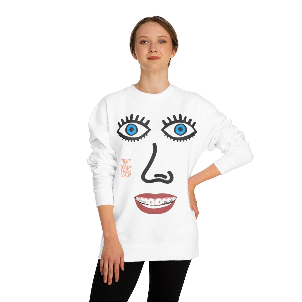 Em-Brace the Face Unisex Crew Neck Sweatshirt