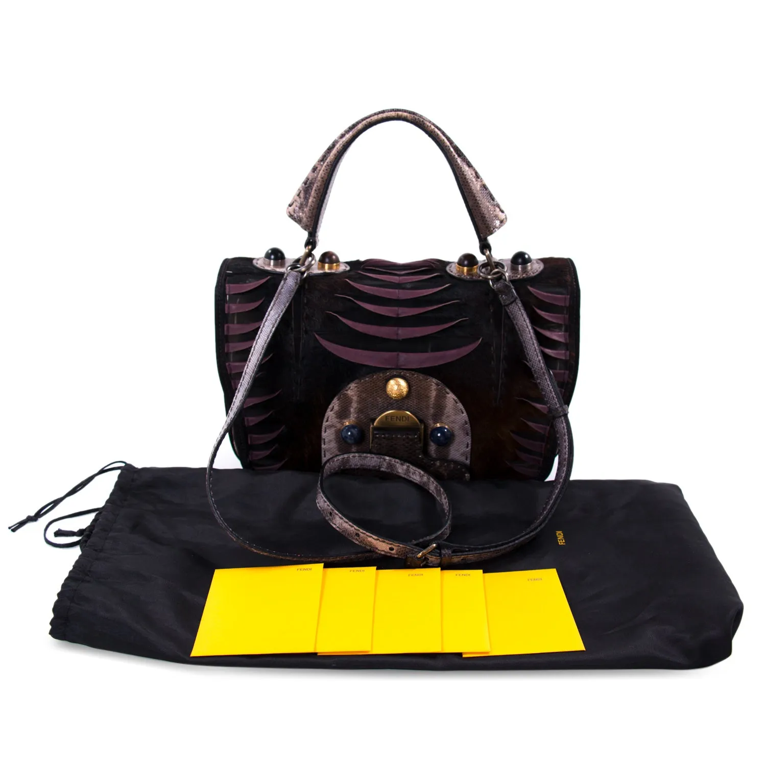 Fendi F3 Secret Code Satchel