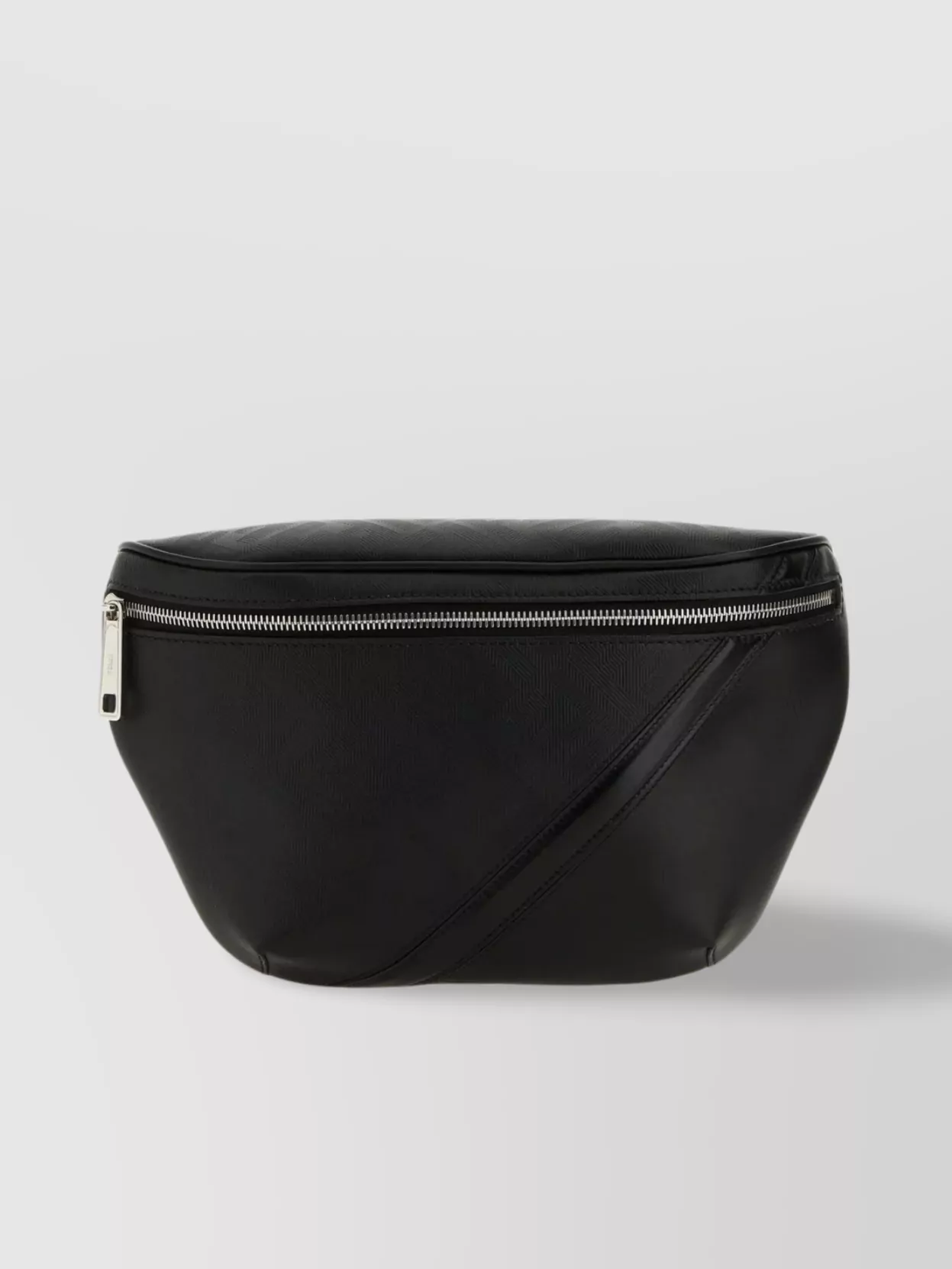 Fendi   Leather and fabric belt bag