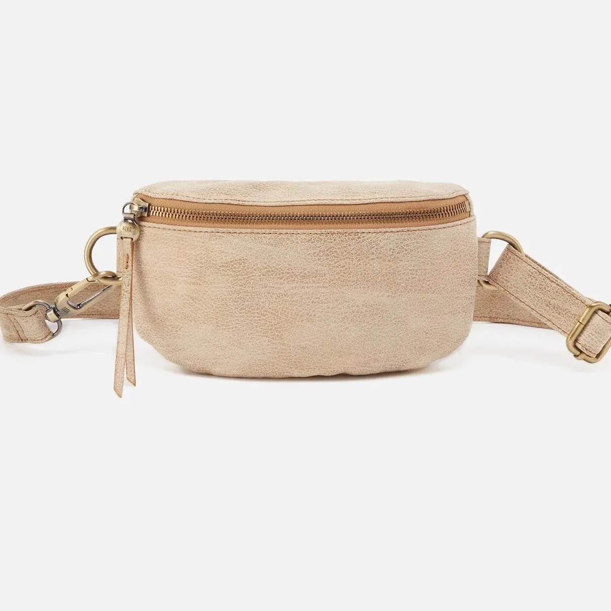 Fern Belt Bag | Metallic Leather