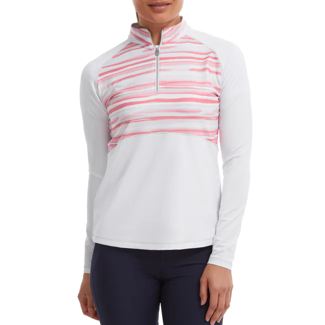 FootJoy Women's Half-Zip Watercolour Mid Layer