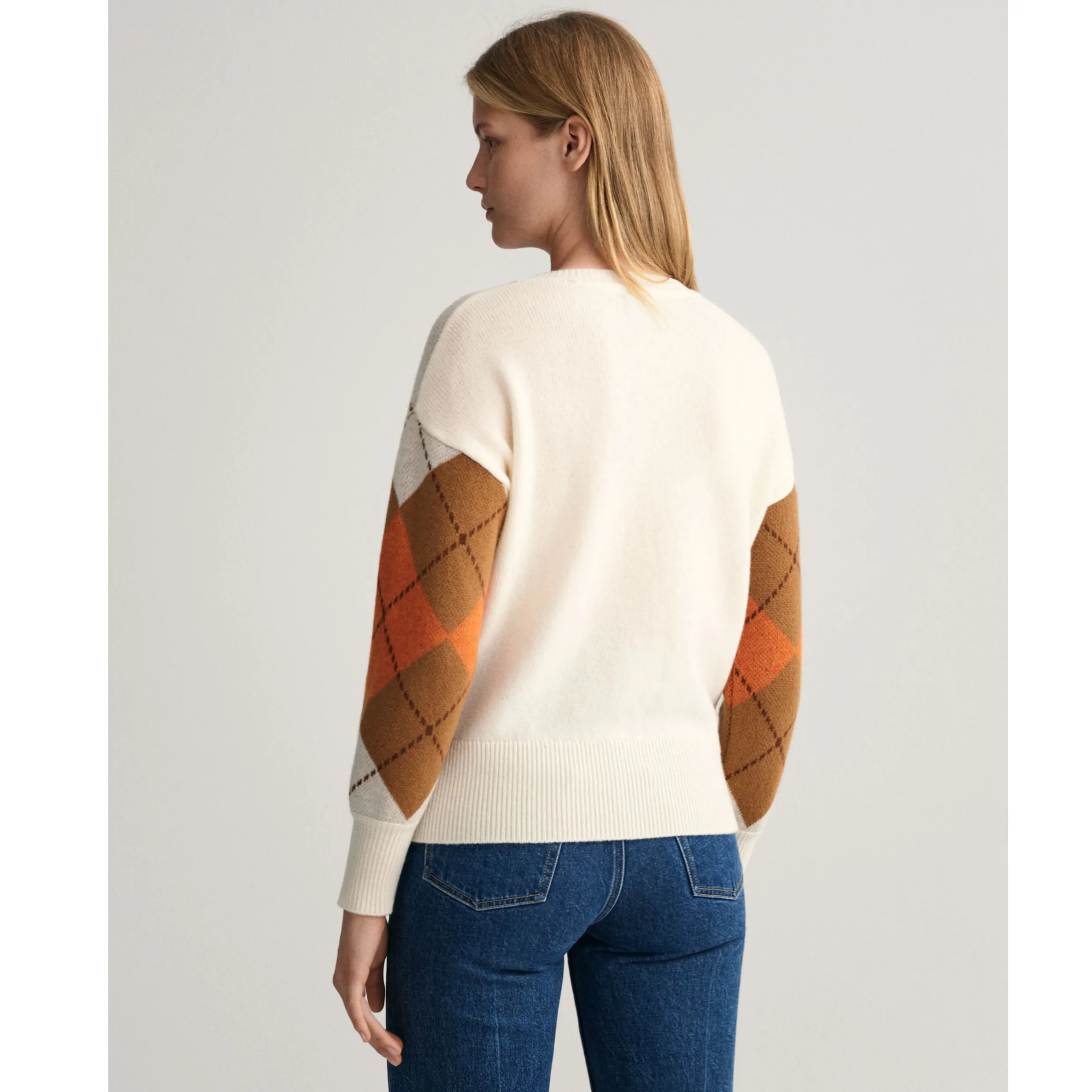 GANT Argyle Crew Neck Sweater