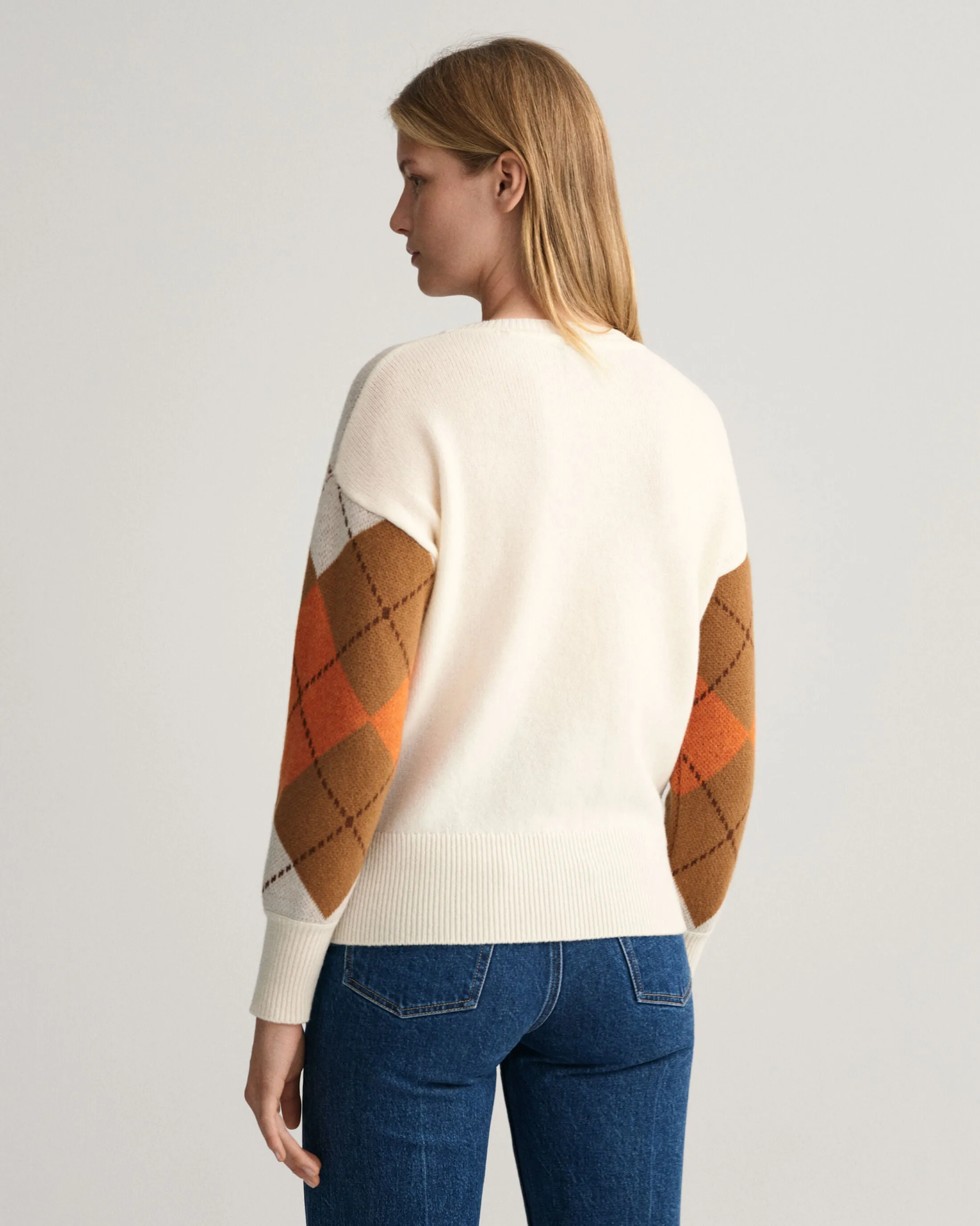 GANT Argyle Crew Neck Sweater