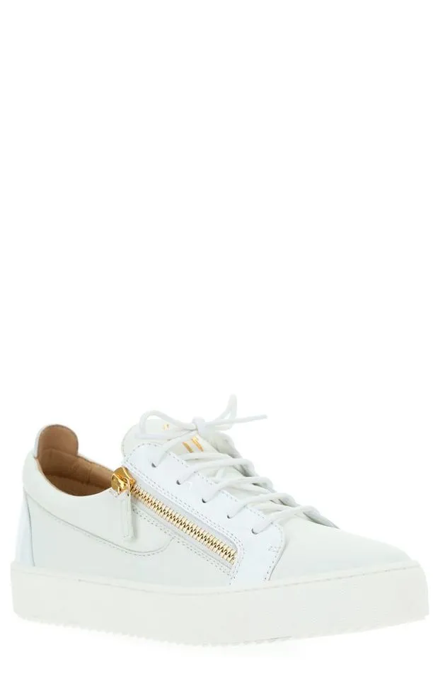 Giuseppe Zanotti Zip-Detailed Lace Up Sneakers