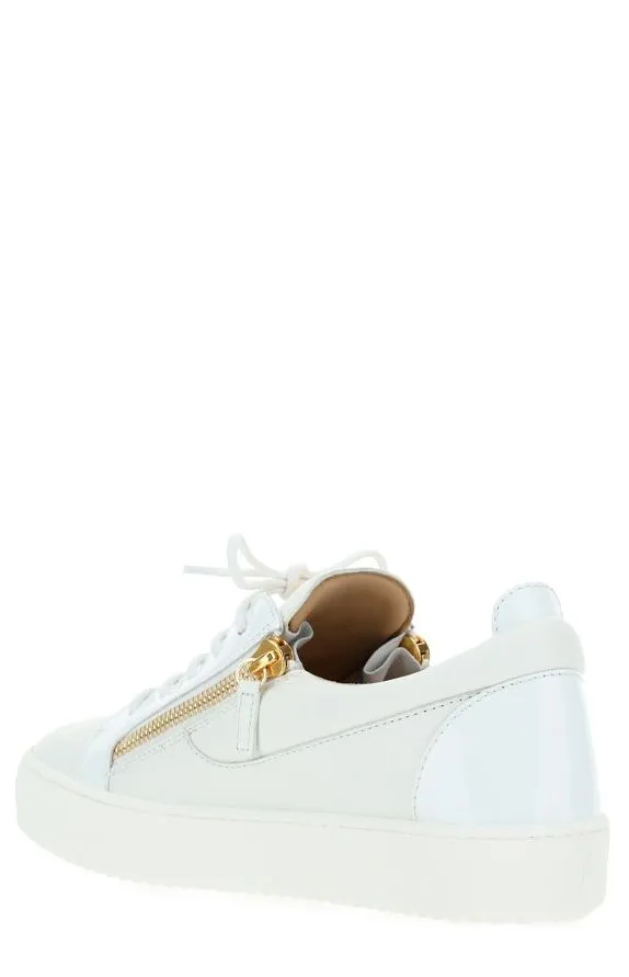 Giuseppe Zanotti Zip-Detailed Lace Up Sneakers